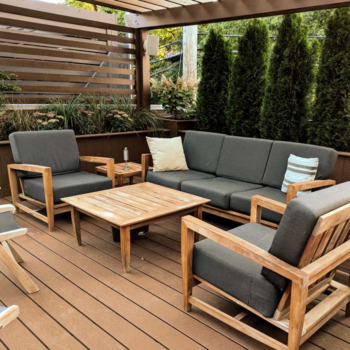 Sunbrella RAIN Canvas Coal 5489-0000 77 Waterproof Upholstery Fabric