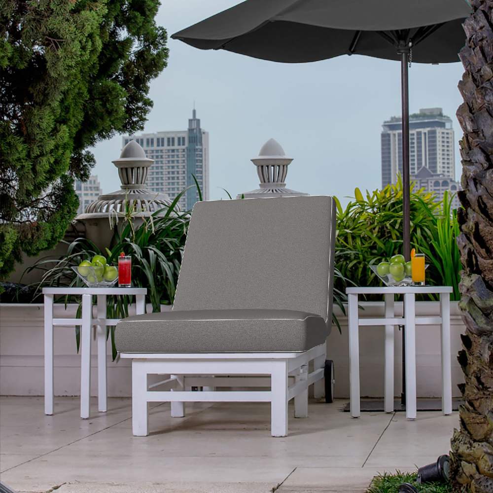 Sunbrella Chartres Granite 45864-0105 Fusion Collection Upholstery Fabric