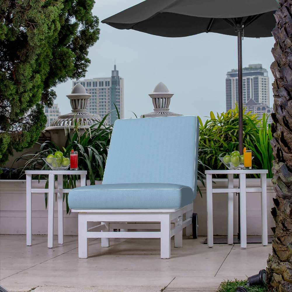 Sunbrella Pique Sky 40421-0046 Fusion Collection Upholstery Fabric Sunbrella Pique Sky 40421-0046 Fusion Collection Upholstery Fabric