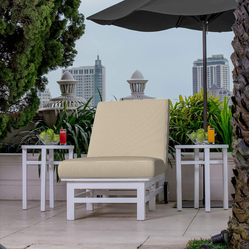 Sunbrella Ticking Dove 40554-0004 Fusion Collection Upholstery Fabric Sunbrella Ticking Dove 40554-0004 Fusion Collection Upholstery Fabric