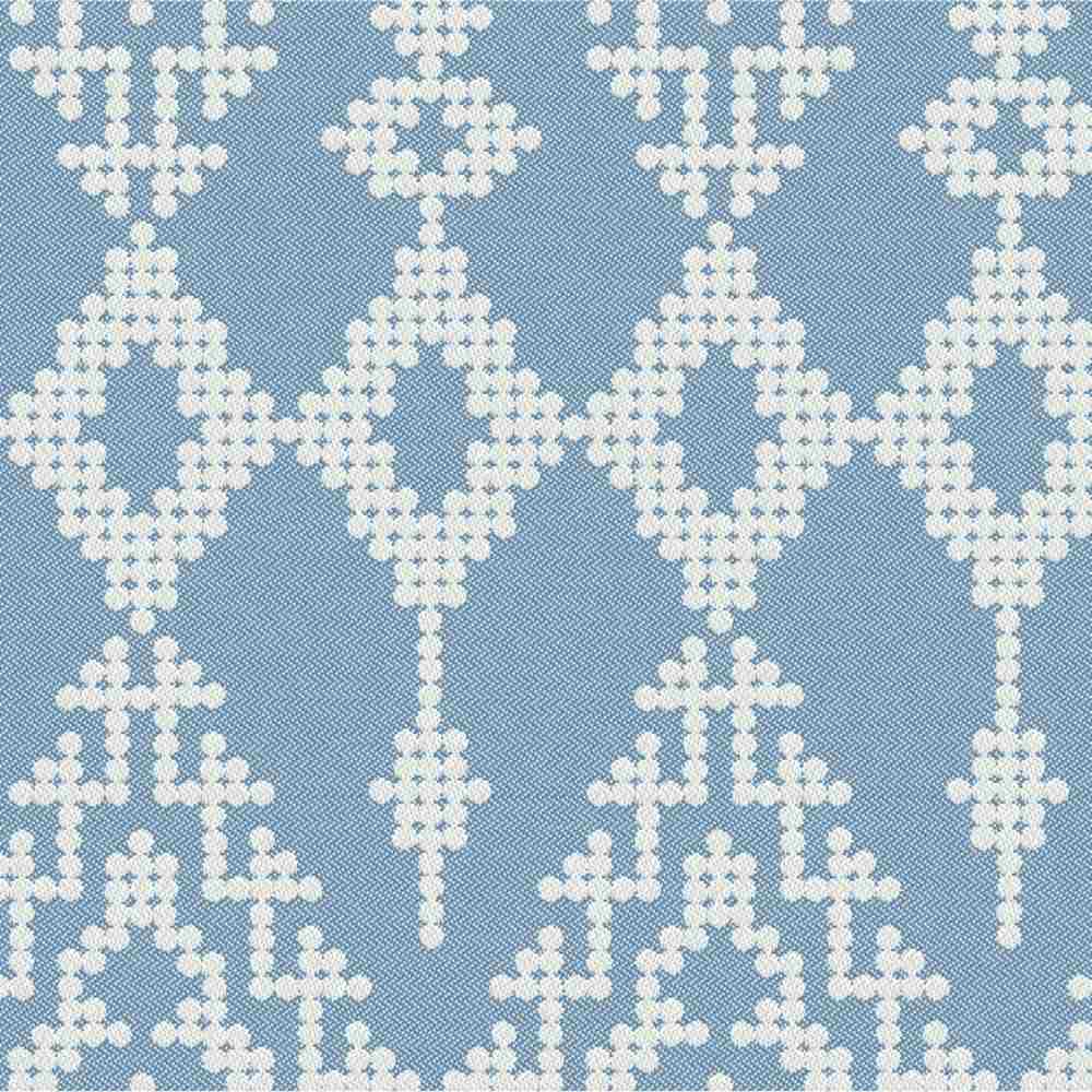 Sample of Outdura Folklore Lotus 11602 Ovation 4 Collection - Morning Sky Upholstery Fabric Sample of Outdura Folklore Lotus 11602 Ovation 4 Collection - Morning Sky Upholstery Fabric
