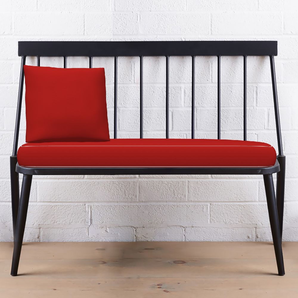 Sunbrella Canvas Logo Red 5477-0000 Elements Collection Upholstery Fabric