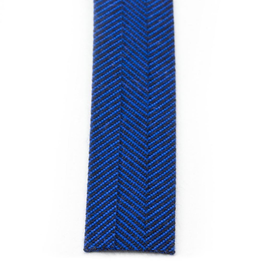 Sunbrella Marine Binding 2ET Bias Cut 3/4 inch x 100 yards 4617 Royal Blue Tweed