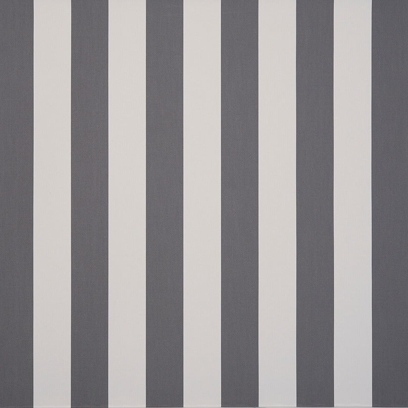 Sample of Dickson Slate Dark Gray / Natural Stripe 8922 North American Collection Awning / Shade Fabric Sample of Dickson Slate Dark Gray / Natural Stripe 8922 North American Collection Awning / Shade Fabric