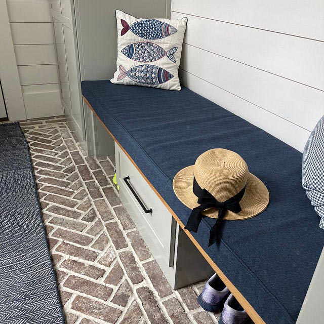 Sunbrella Makers Collection Blend Indigo 16001-0001 Upholstery Fabric Sunbrella Makers Collection Blend Indigo 16001-0001 Upholstery Fabric