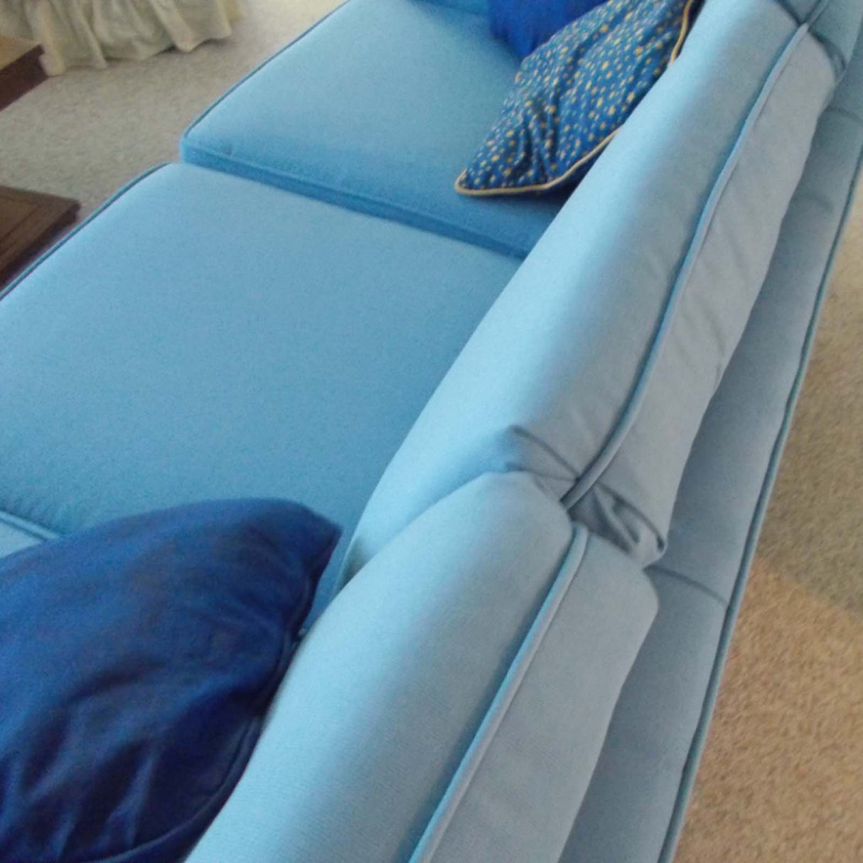 Sunbrella Canvas Air Blue 5410-0000 Elements Collection Upholstery Fabric Sunbrella Canvas Air Blue 5410-0000 Elements Collection Upholstery Fabric