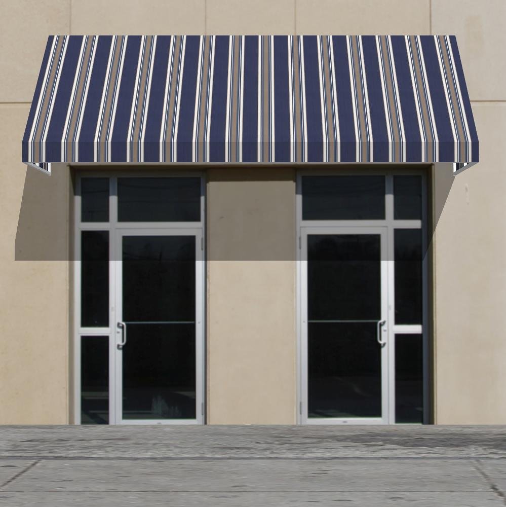 Sunbrella Emblem Navy 4898-0000 46-Inch Stripes Mayfield Collection Awning / Shade Fabric Sunbrella Emblem Navy 4898-0000 46-Inch Stripes Mayfield Collection Awning / Shade Fabric