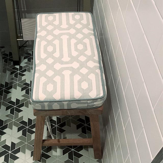 Sunbrella Fretwork Mist 45991-0000 Elements Collection Upholstery Fabric Sunbrella Fretwork Mist 45991-0000 Elements Collection Upholstery Fabric