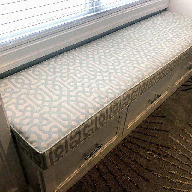 Sunbrella Fretwork Mist 45991-0000 Elements Collection Upholstery Fabric Sunbrella Fretwork Mist 45991-0000 Elements Collection Upholstery Fabric