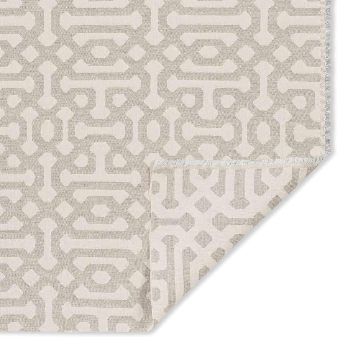 Sunbrella Fretwork Pewter 45991-0002 Elements Collection - Reversible Upholstery Fabric Sunbrella Fretwork Pewter 45991-0002 Elements Collection - Reversible Upholstery Fabric