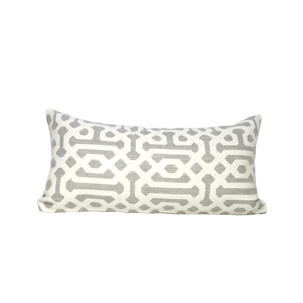 Sunbrella Fretwork Pewter 45991-0002 Elements Collection - Reversible Upholstery Fabric (Dark Side) Sunbrella Fretwork Pewter 45991-0002 Elements Collection - Reversible Upholstery Fabric (Dark Side)