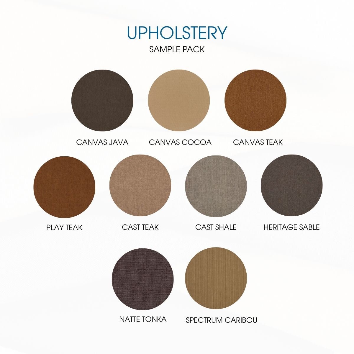 Sunbrella Sample Pack - Brown - Outdoor Textiles Sunbrella Sample Pack - Brown - Outdoor Textiles