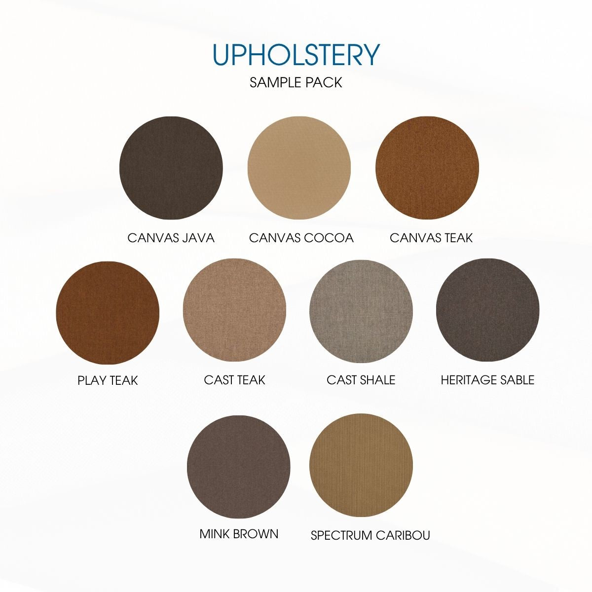 Sunbrella Sample Pack - Brown - Outdoor Textiles Sunbrella Sample Pack - Brown - Outdoor Textiles