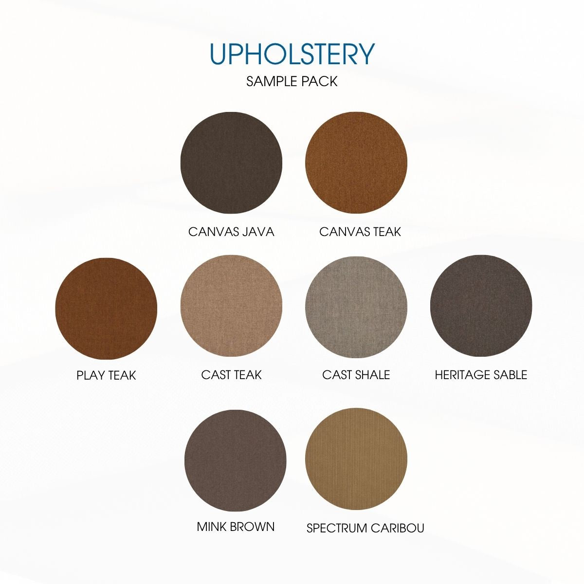 Sunbrella Sample Pack - Brown - Outdoor Textiles Sunbrella Sample Pack - Brown - Outdoor Textiles