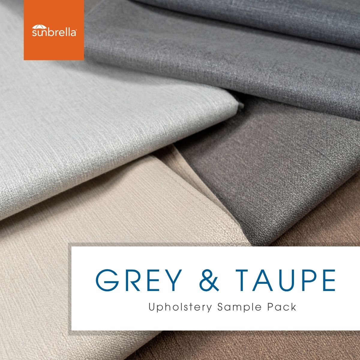 Sunbrella Sample Pack - Grey / Taupe - Outdoor Textiles Sunbrella Sample Pack - Grey / Taupe - Outdoor Textiles