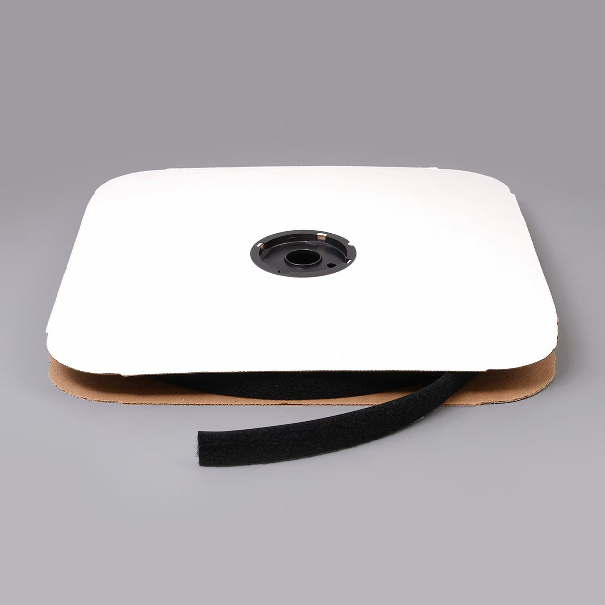 Texacro Nylon Tape Loop #T93 Standard Backing 1 inch Black (50 yard roll)