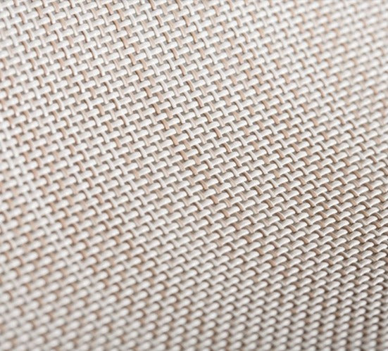 Sample of By the Roll - Textilene 90 Desert Sand T18BCT010 36 inch Shade / Mesh Fabric Sample of By the Roll - Textilene 90 Desert Sand T18BCT010 36 inch Shade / Mesh Fabric