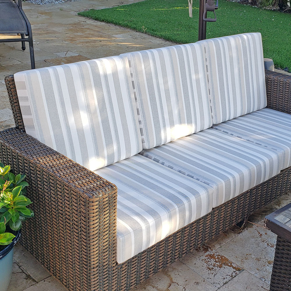 Sunbrella Glimpse Seagull 40489-0007 Fusion Collection Upholstery Fabric Sunbrella Glimpse Seagull 40489-0007 Fusion Collection Upholstery Fabric