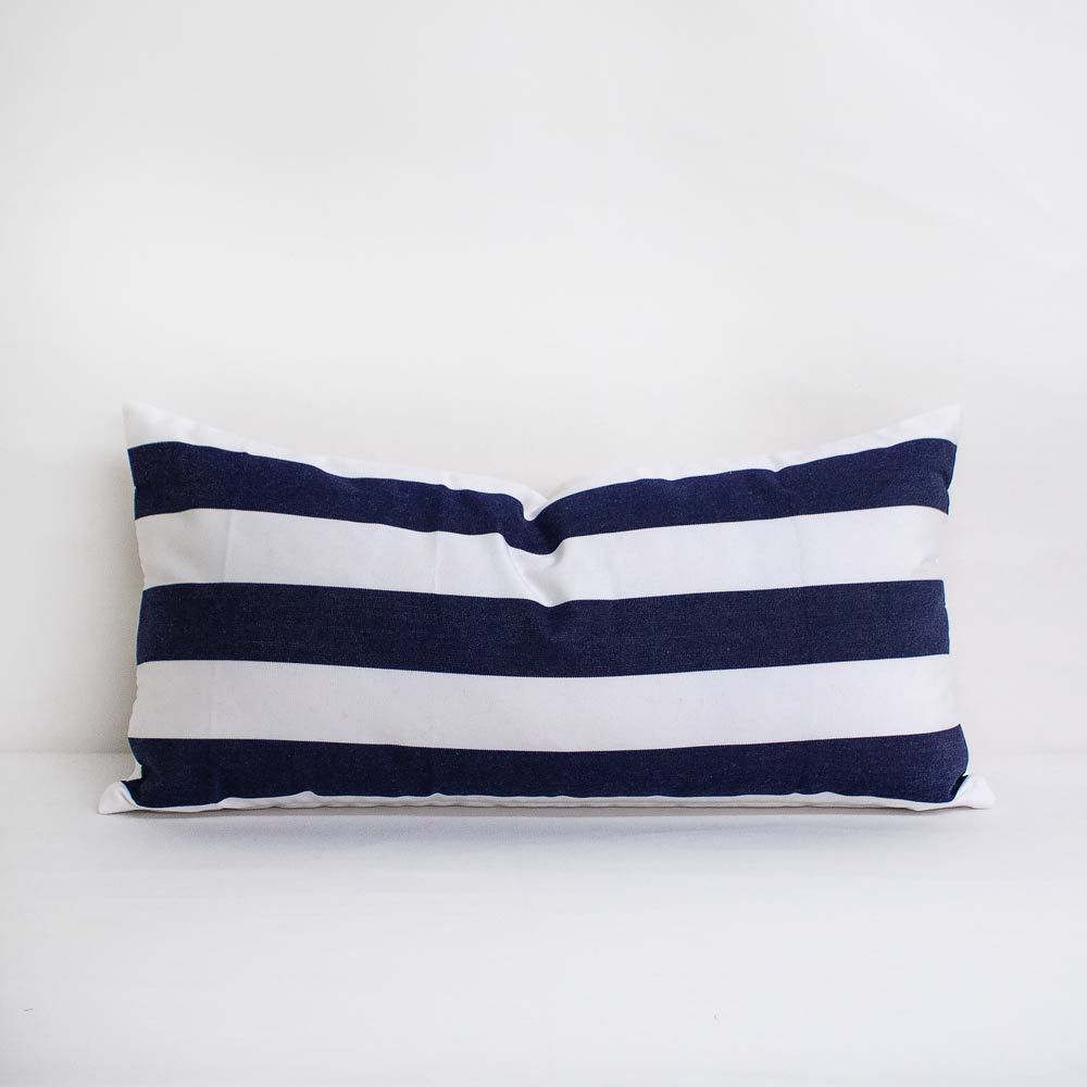 Sunbrella Yacht Stripe Navy YAC 3722 European Collection Upholstery Fabric