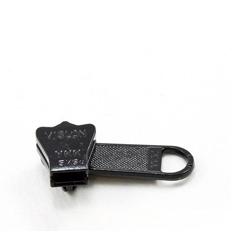 YKK Vislon #5 Metal Sliders 5VSDFL Non-Locking Long Single Pull Tab Black YKK Vislon #5 Metal Sliders 5VSDFL Non-Locking Long Single Pull Tab Black