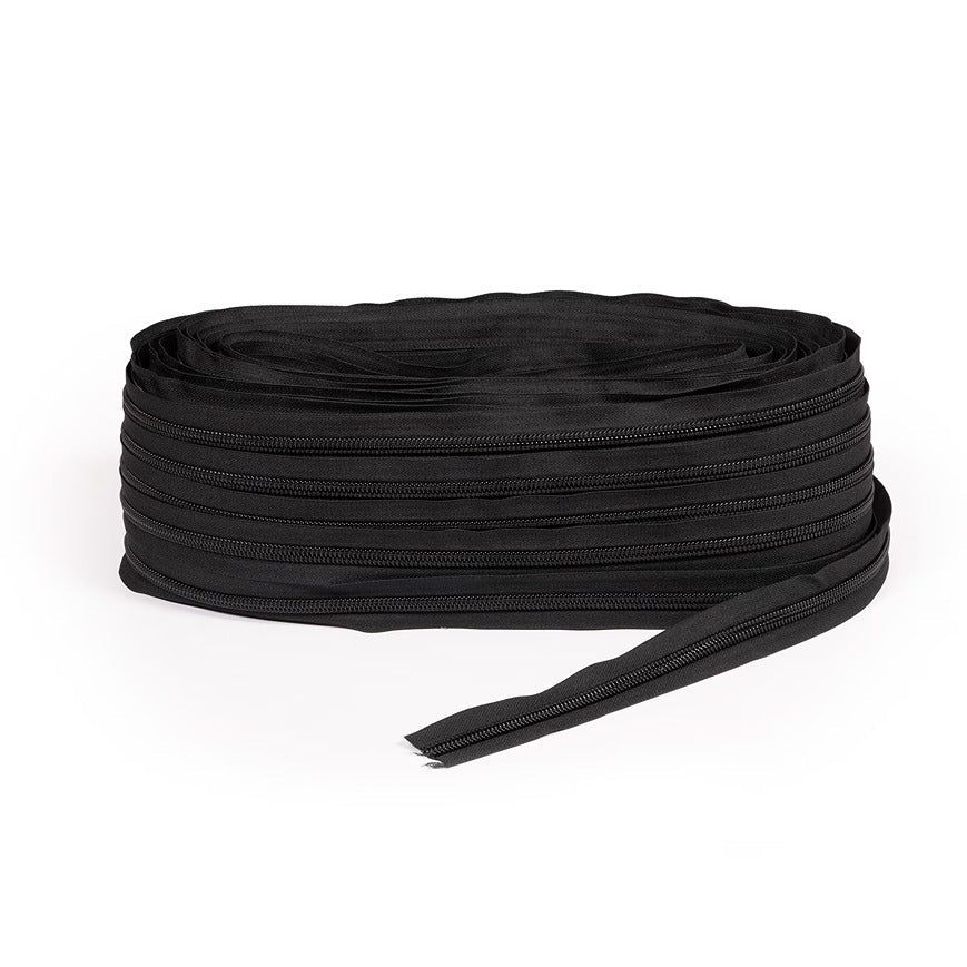YKK Ziplon Chain #10CF 3/4 inch Tape Black - Full Rolls Only (109 yards) YKK Ziplon Chain #10CF 3/4 inch Tape Black - Full Rolls Only (109 yards)