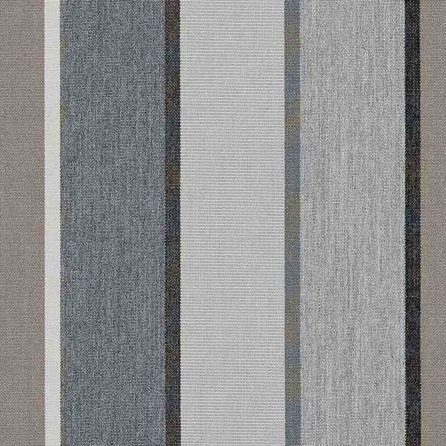 Sunbrella Canvas Quadri Grey SJA 3778 137 European Collection Upholstery Fabric