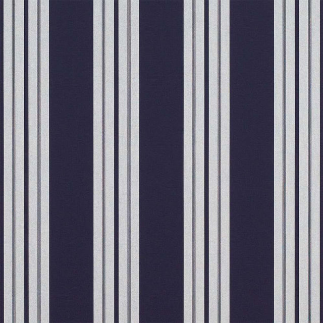 Sunbrella Captain Navy Natural Classic 4902-0000 46-Inch Stripes Awning / Shade Fabric