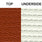Weblon Coastline Plus Rust/Ivory CP-2752 Awning Fabric