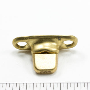 Common Sense Turn Button w/Two Screw Holes 91-XB-78322-1E Bright Brass 100 pack