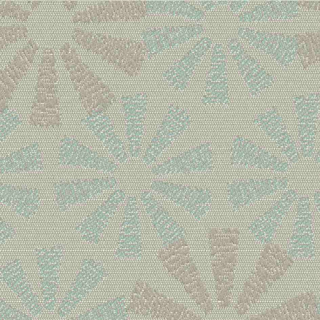 Sample of Outdura Spiro Capri 8526 Ovation 3 Collection - Lofty Blue Upholstery Fabric