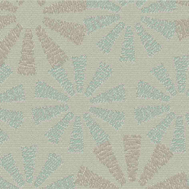 Sample of Outdura Spiro Capri 8526 Ovation 3 Collection - Lofty Blue Upholstery Fabric