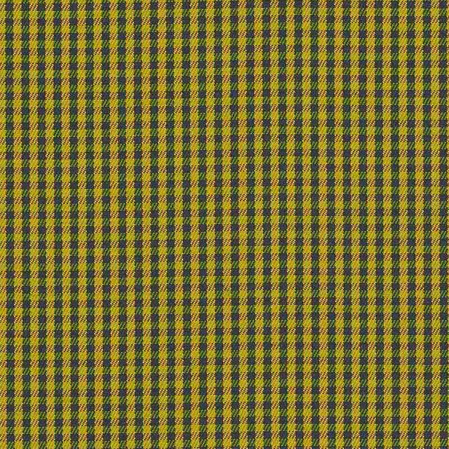 Sunbrella Checks Oliver Yellow CHE F061 140 European Collection Upholstery Fabric