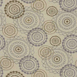 Sample of Sunbrella by Mayer Mandala Pearl 418-007 Imagine Collection Upholstery Fabric