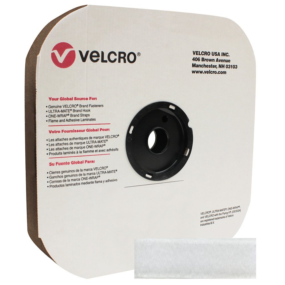 1 inch Velcro P.S. Loop - White - Outdoor Textiles