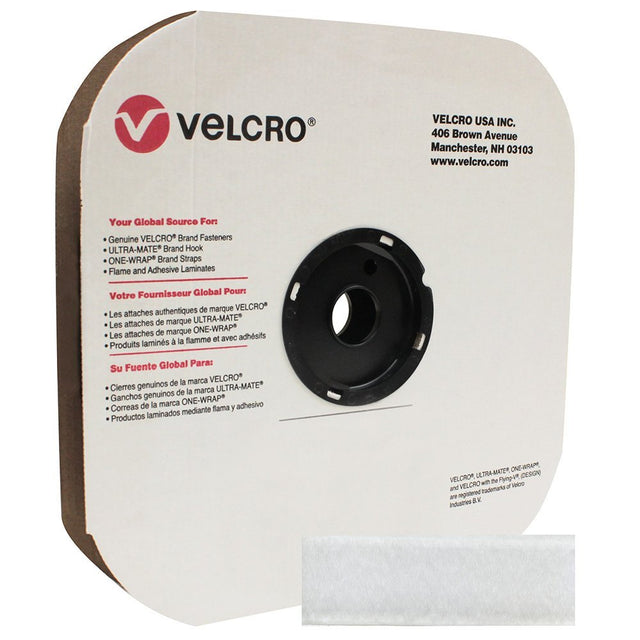 1 inch Velcro P.S. Loop - White - Outdoor Textiles