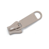 YKK Vislon #5 Non-Lock 1-Tab Slider - Beige 100 pack