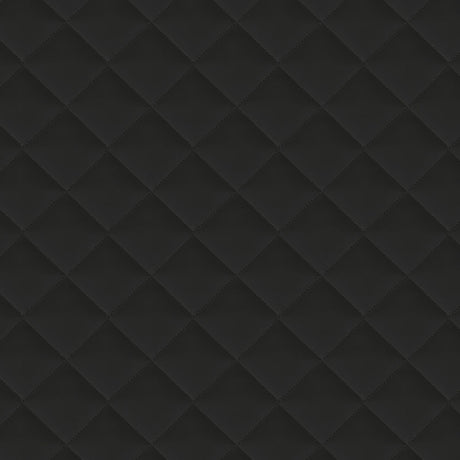 AbbeyShea Single Quilted Blizzard Black Upholstery Fabric