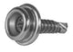 DOT Durable Screw Stud 93-X8-103015-1A Nickel-Plated Brass / Stainless Steel Teks Screw 7/16 inch 100 pack