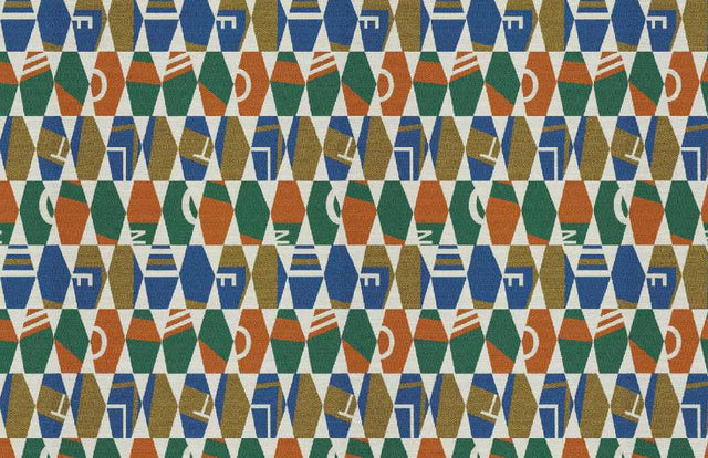 Sample of Sunbrella by Mayer Signs Sunset 432-009 Vollis Simpson Collection Upholstery Fabric