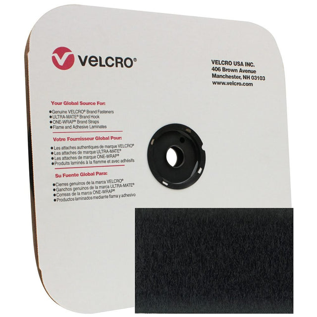 2 inch (50mm) Velcro Loop - Black - Outdoor Textiles