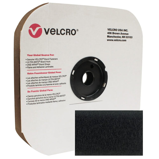 2 inch Velcro P.S. Loop - Black - Outdoor Textiles