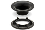 DOT Rolled Rim Grommet with Spur Washer #1 (20-007R101611XG) Government Black Brass 13/32 inch 1-gross