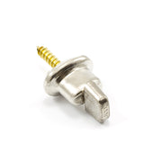 Common Sense Turn Button Double Height Screw Stud 91-XB-783257-2A 5/8 inch Nickel-Plated Brass 1000 pack