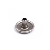 DOT Durable Snap Cap / Open Top Button 93-XN-10135-1U Stainless Steel 100 pack