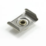 DOT Durable Windshield Clip 93-XX-10388-1A Nickel-Plated Brass Stud / Stainless Steel Clip 3/4 inch 100 pack