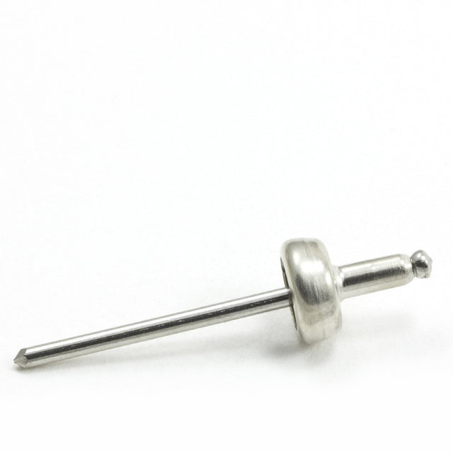 DOT Durable Blind Rivet Stud 93-X8-10314-1A Nickel-Plated Brass / Stainless Steel Mandrel 100 pack