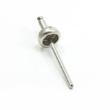 DOT Durable Blind Rivet Stud 93-X8-10314-1A Nickel-Plated Brass / Stainless Steel Mandrel 100 pack