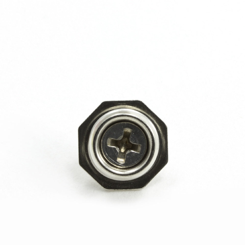 Pull-the-DOT Stud 92-X8-183074-1A Nickel-Plated Brass / Stainless Steel Screw 3/8 inch 100 pack