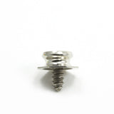 Pull-the-DOT Stud 92-X8-183074-1A Nickel-Plated Brass / Stainless Steel Screw 3/8 inch 100 pack