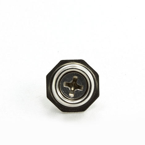 Pull-the-DOT Stud 92-X8-183074-1A Nickel-Plated Brass / Stainless Steel Screw 3/8 inch 100 pack